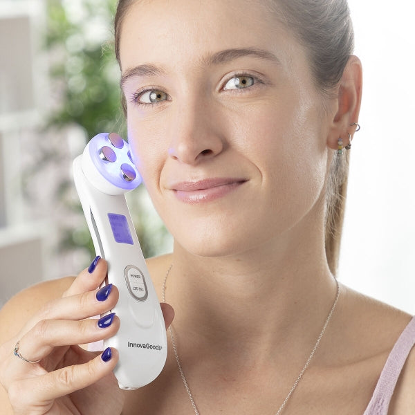 Facial Massager with Radiofrequency, Phototherapy and Electrostimulation
