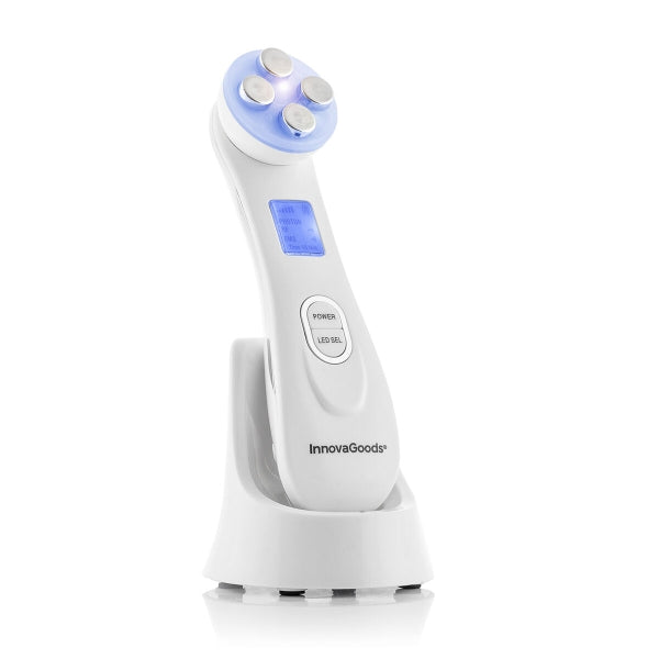 Facial Massager with Radiofrequency, Phototherapy and Electrostimulation