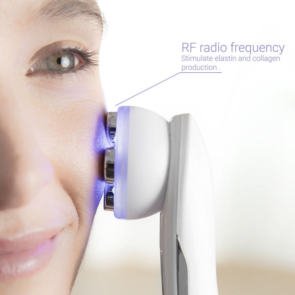 Facial Massager with Radiofrequency, Phototherapy and Electrostimulation