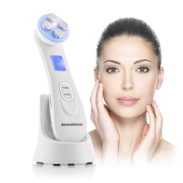 Facial Massager with Radiofrequency, Phototherapy and Electrostimulation